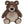 Bobby Brown Bear - Embroidered Teddy Bear