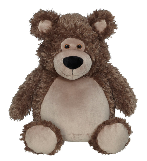 Bobby Brown Bear - Embroidered Teddy Bear