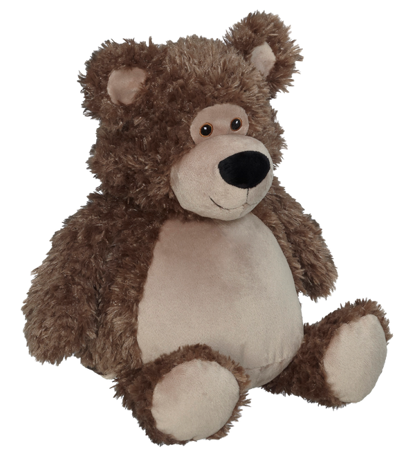 Bobby Brown Bear - Embroidered Teddy Bear