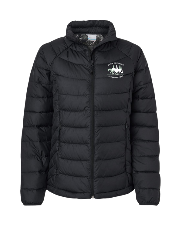 Women's Embroidered Club Équestre Les Forestiers - Columbia Jacket