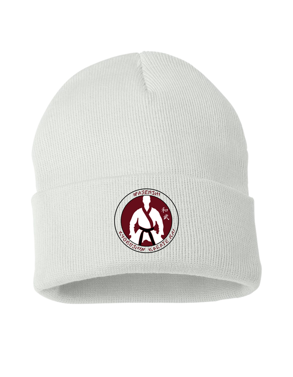 Embroidered Wasenshi Kyokushin Karate Cuffed Toque