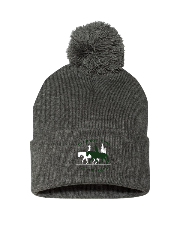Embroidered Club Équestre Les Forestiers - Pompom Toque
