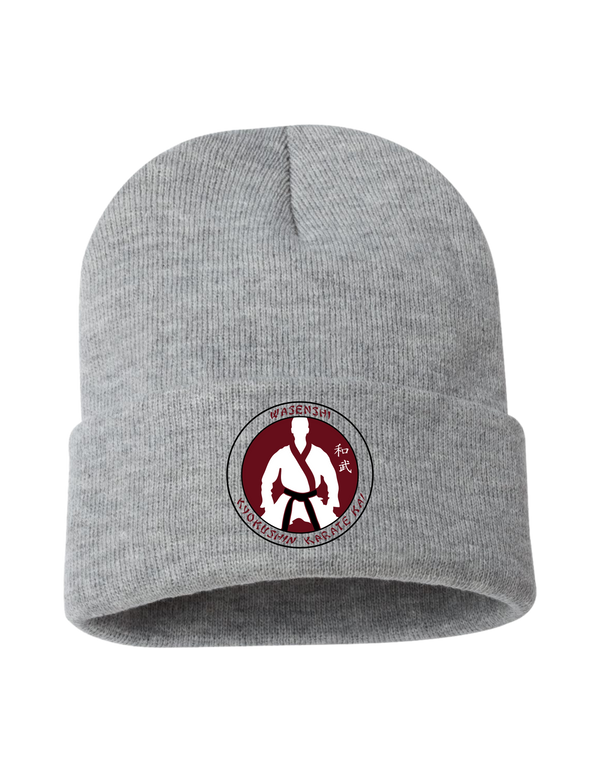Embroidered Wasenshi Kyokushin Karate Cuffed Toque