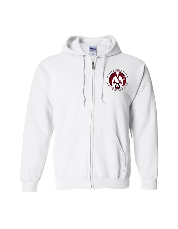 Embroidered Wasenshi Kyokushin Karate Unisex Zip Up Hoodie