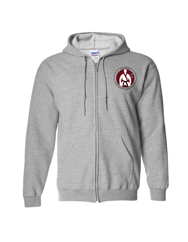 Embroidered Wasenshi Kyokushin Karate Unisex Zip Up Hoodie