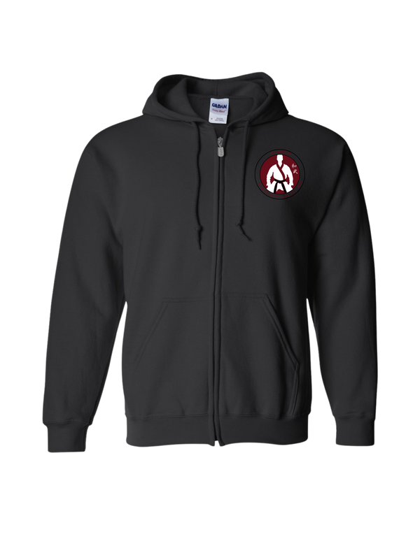 Embroidered Wasenshi Kyokushin Karate Unisex Zip Up Hoodie