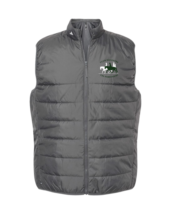 Embroidered Club Équestre Les Forestiers - Adidas Puffer Vest