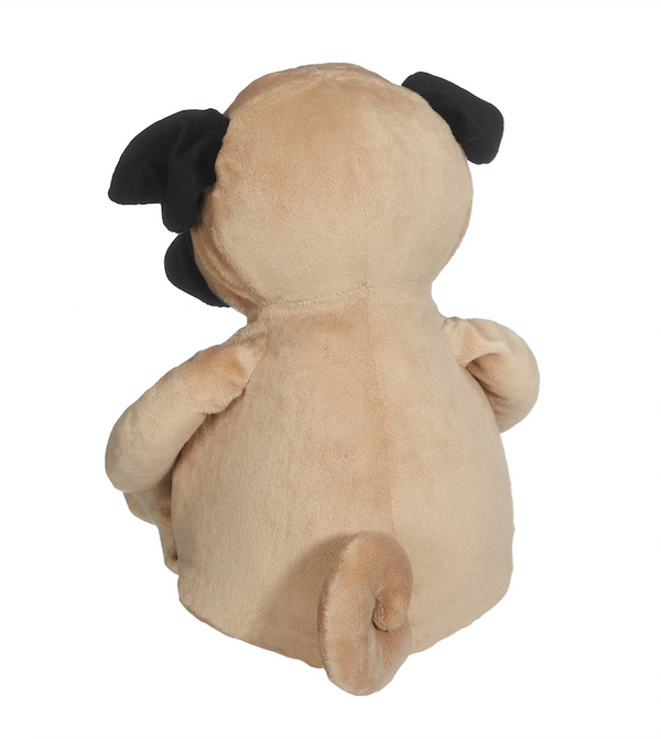 Parker The Pug - Embroidered Teddy Bear