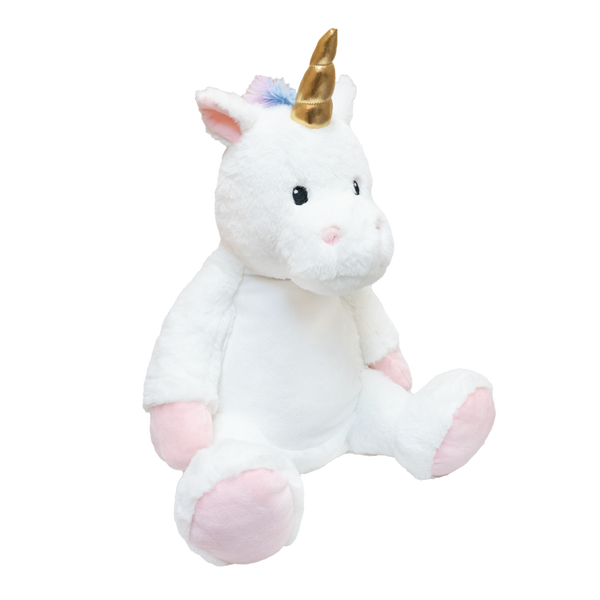 Rainbow Unicorn - Embroidered Teddy Bear