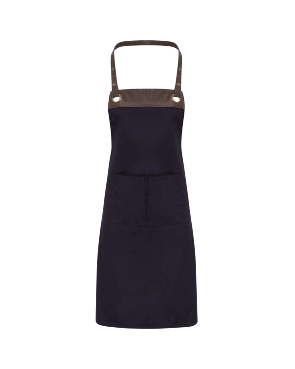 Artisan Collection - Espresso Bib Apron with Pockets - RP123