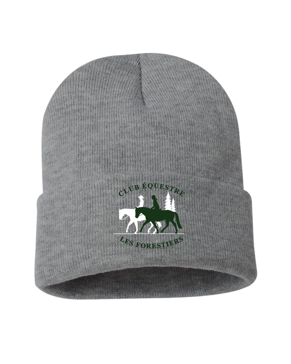 Embroidered Club Équestre Les Forestiers - Cuffed Beanie Toque