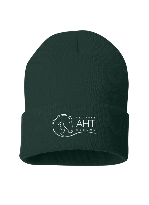 Embroidered A Horse Tale Cuffed Beanie Toque