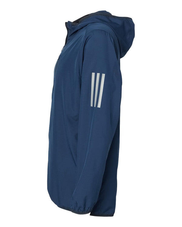 Custom Adidas - Hooded Full-Zip Windbreaker - A524