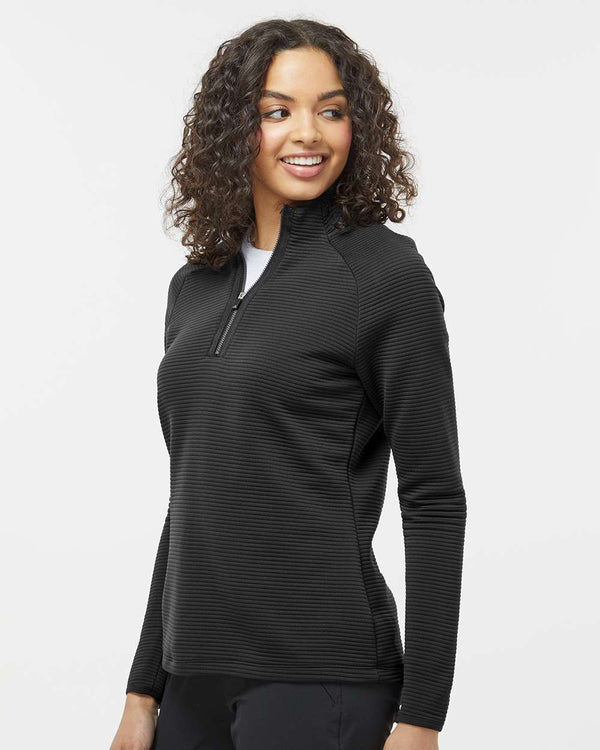 Custom Adidas - Women's Spacer Quarter-Zip Pullover - A589