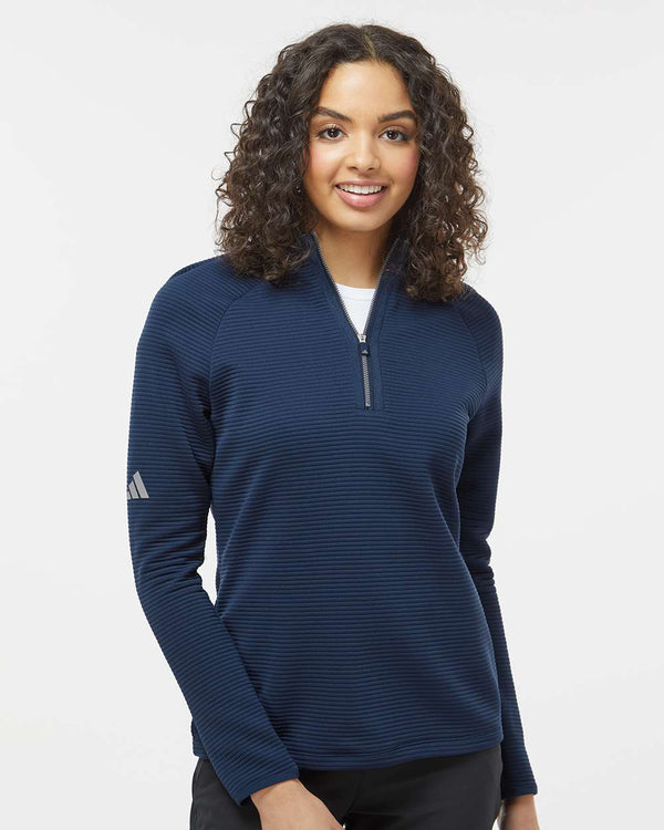 Custom Adidas - Women's Spacer Quarter-Zip Pullover - A589