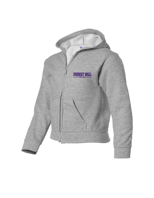 Forest Hill - Unisex Zip Up Hoodie - Adult