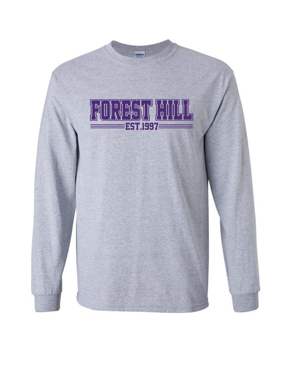 Forest Hill - T-shirt unisexe à manches longues