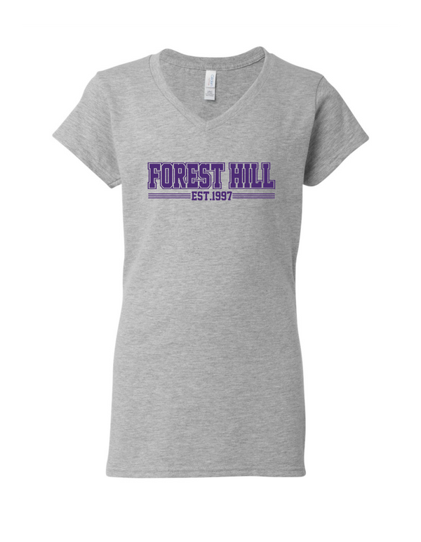 Forest Hill - Ladies V-Neck T-shirt