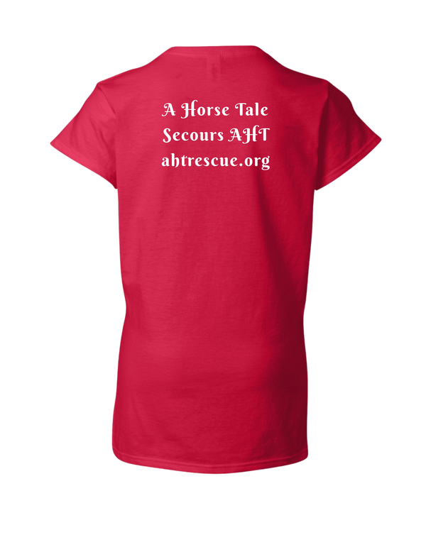 A Horse Tale Women's V Neck T-Shirt