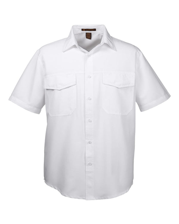 Harriton Men's Key West Short Sleeve Performance Staff Shirt - M580
