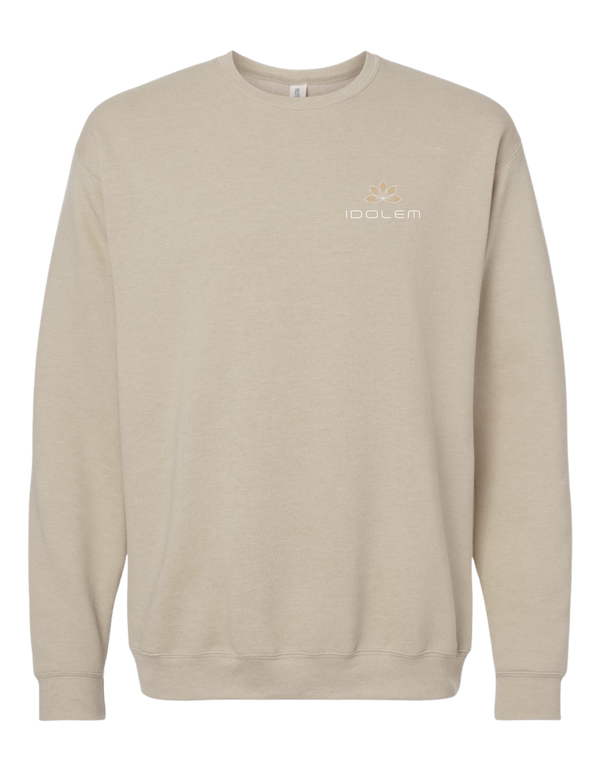 Embroidered Idolem Hot Yoga Crewneck Sweater
