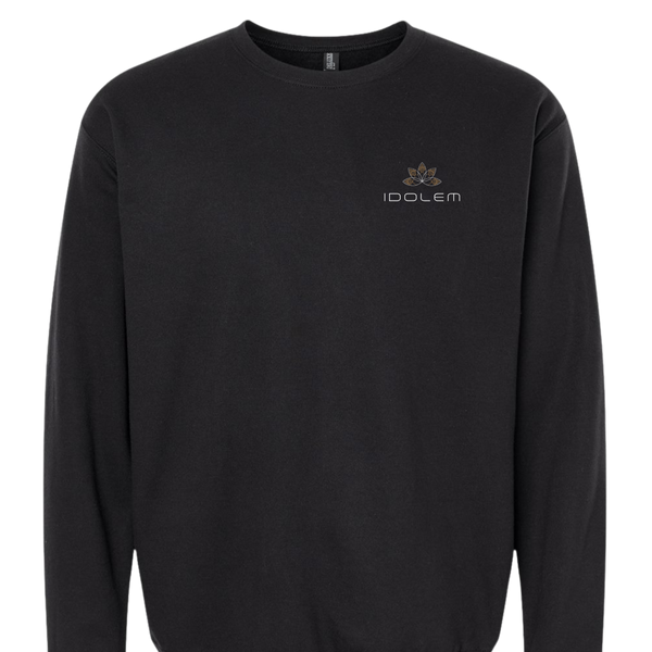 Embroidered Idolem Hot Yoga Crewneck Sweater