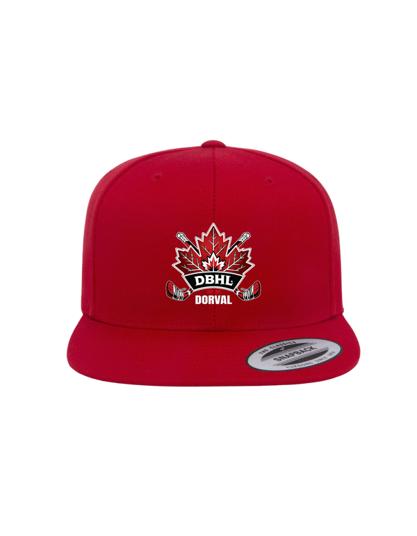 Embroidered DBHL Flat Bill Snapback Cap