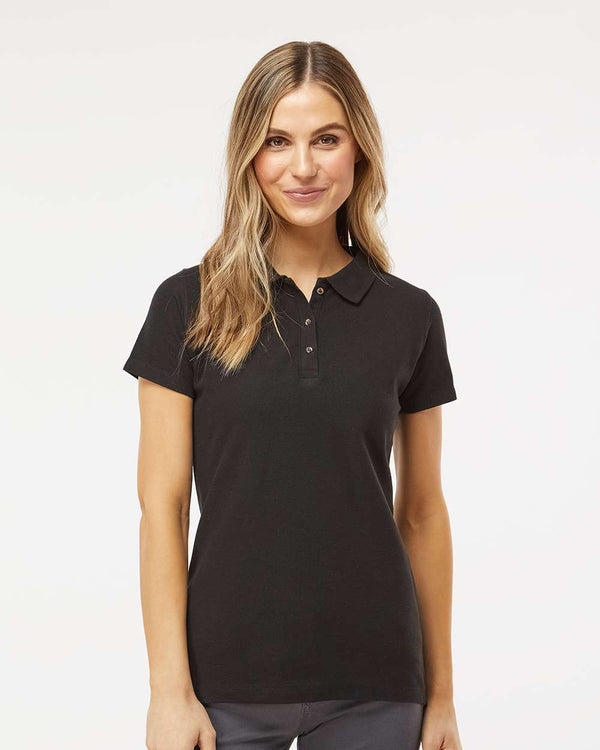 Custom M&O - Women's Ringspun Pique Polo - 7600