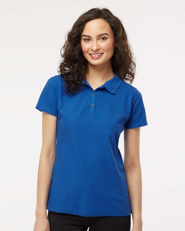 Custom M&O - Women's Ringspun Pique Polo - 7600