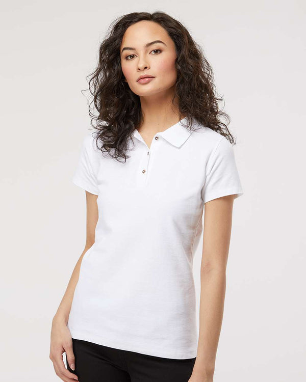 Custom M&O - Women's Ringspun Pique Polo - 7600