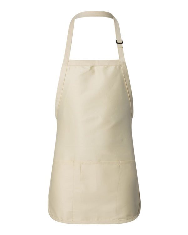 Custom Full-Length Apron with Pouch Pocket