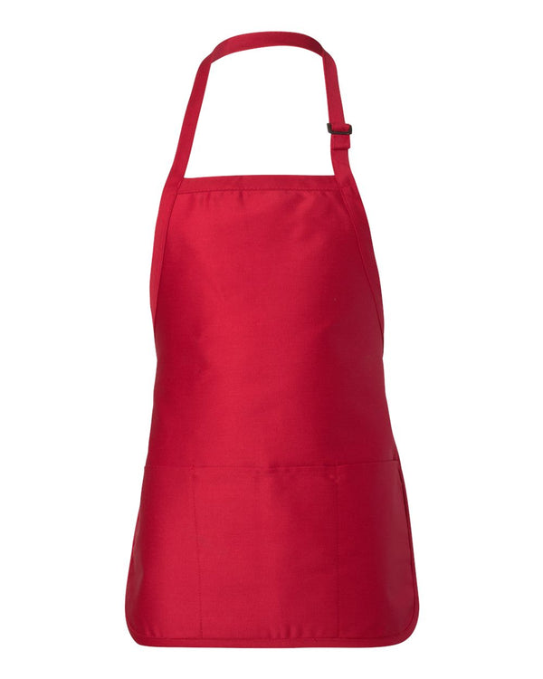 Custom Full-Length Apron with Pouch Pocket