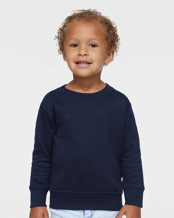 Custom Rabbit Skins - Toddler Fleece Crewneck Sweatshirt - 3317