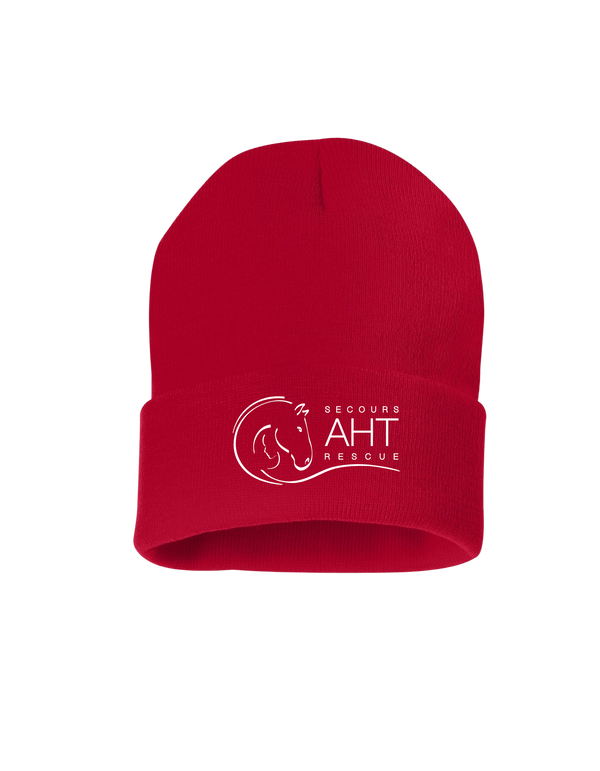 Embroidered A Horse Tale Cuffed Toque