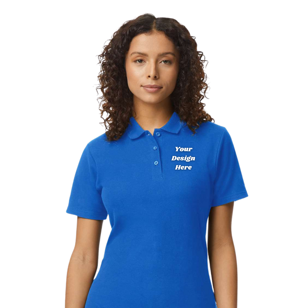 Custom Gildan - Softstyle® Women's Pique Polo - 64800L