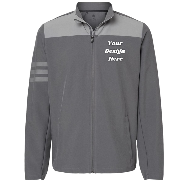 Custom Adidas - 3-Stripes Full-Zip Jacket - A267