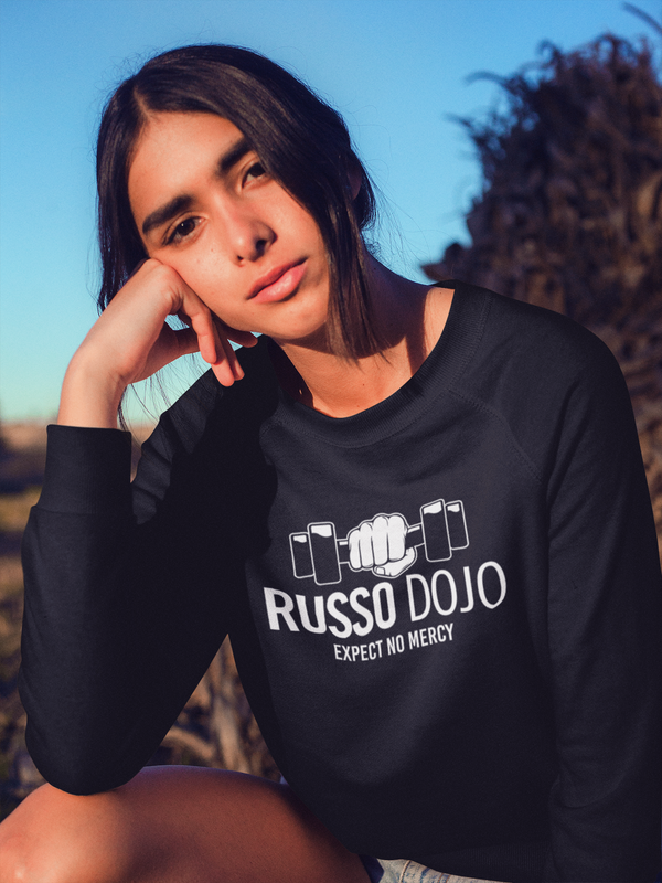 Sweat-shirt ras du cou unisexe Russo Dojo - Expect No Mercy 