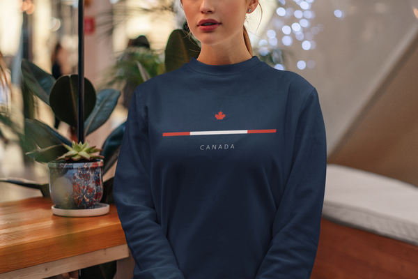 Embroidered Canada Sweater