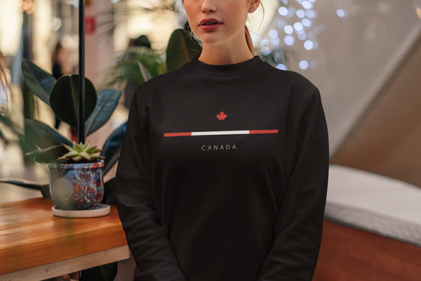 Embroidered Canada Sweater