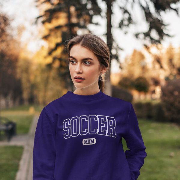 Embroidered Soccer Mom Crewneck