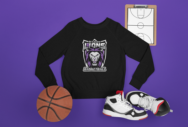 T-shirt unisexe à manches longues pour jeunes - Basketball Lions de St-Lazare 