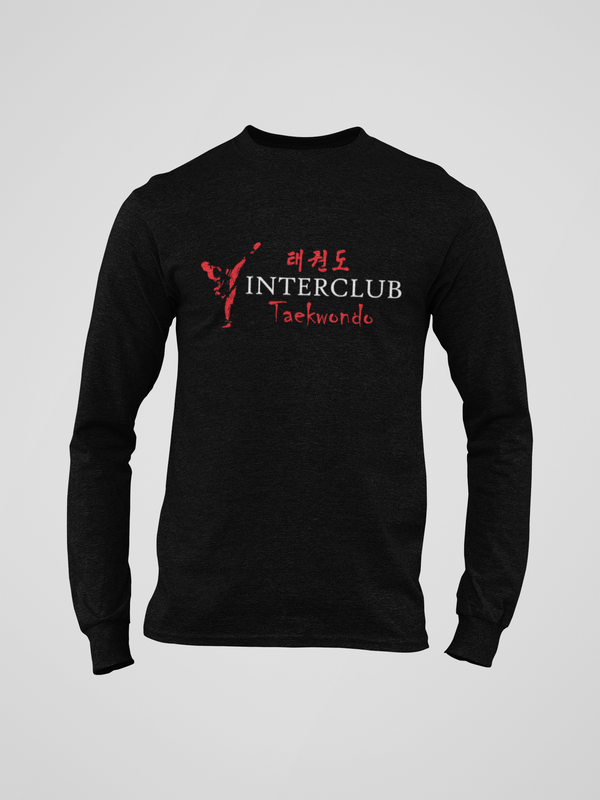 Interclub Taekwondo - T-shirt unisexe à manches longues 