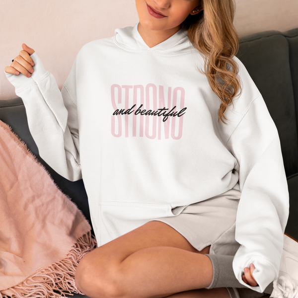 Strong & Beautiful Embroidered Hoodie