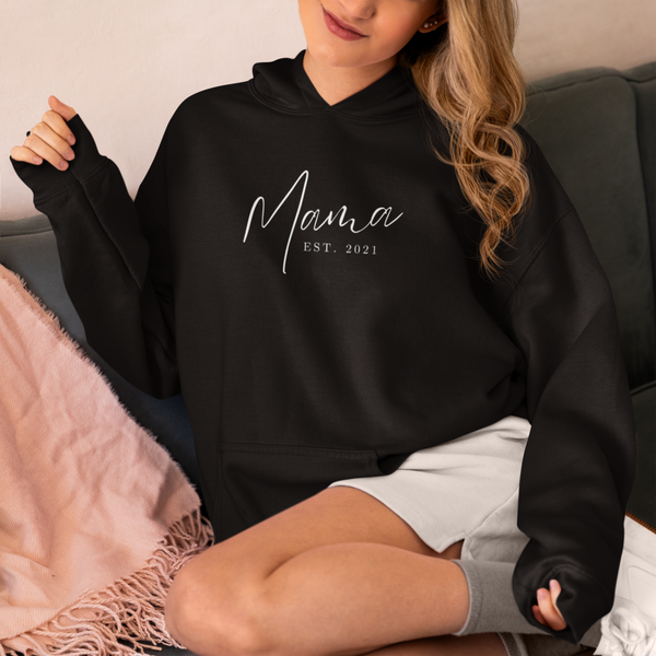 Mama Est. Embroidered Hoodie