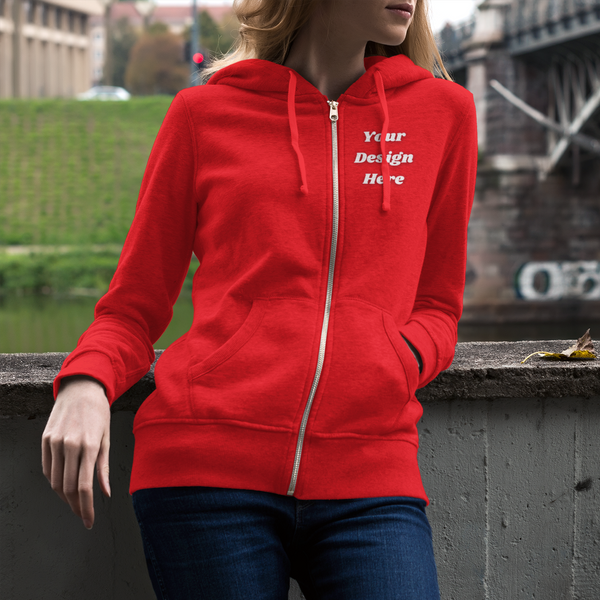 Custom Gildan Heavy Blend Full Zip Hooded Sweatshirt 18600