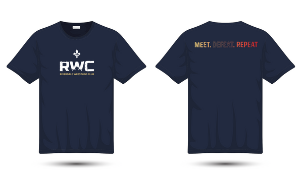 Meet. Defeat. Repeat - Riverdale Wrestling Club - Unisex T-shirt