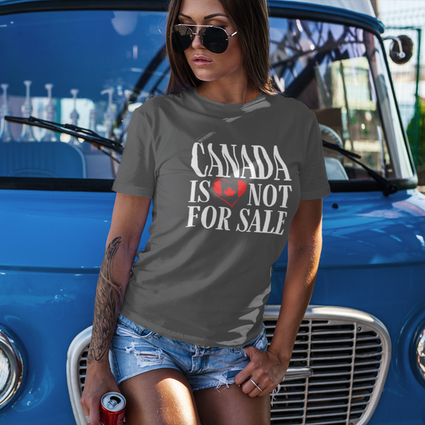 Canada Is Not For Sale Heart T-Shirt