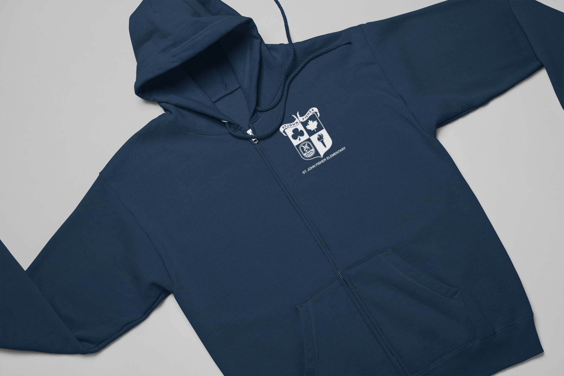 St-John Fisher Unisex Zip Up Hoodie – Lucky Monkey Apparel