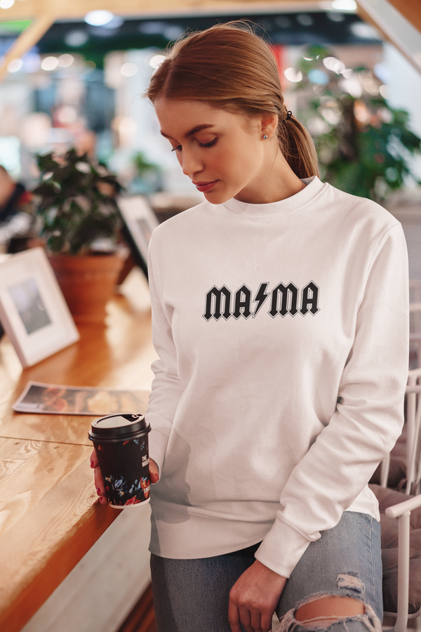 MAMA Lightning Bolt - Embroidered Crewneck