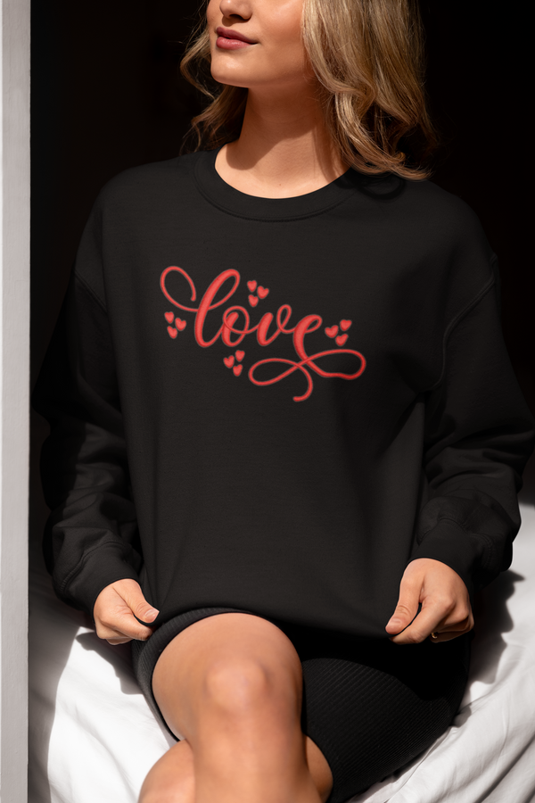 Love & Hearts - Embroidered Sweater